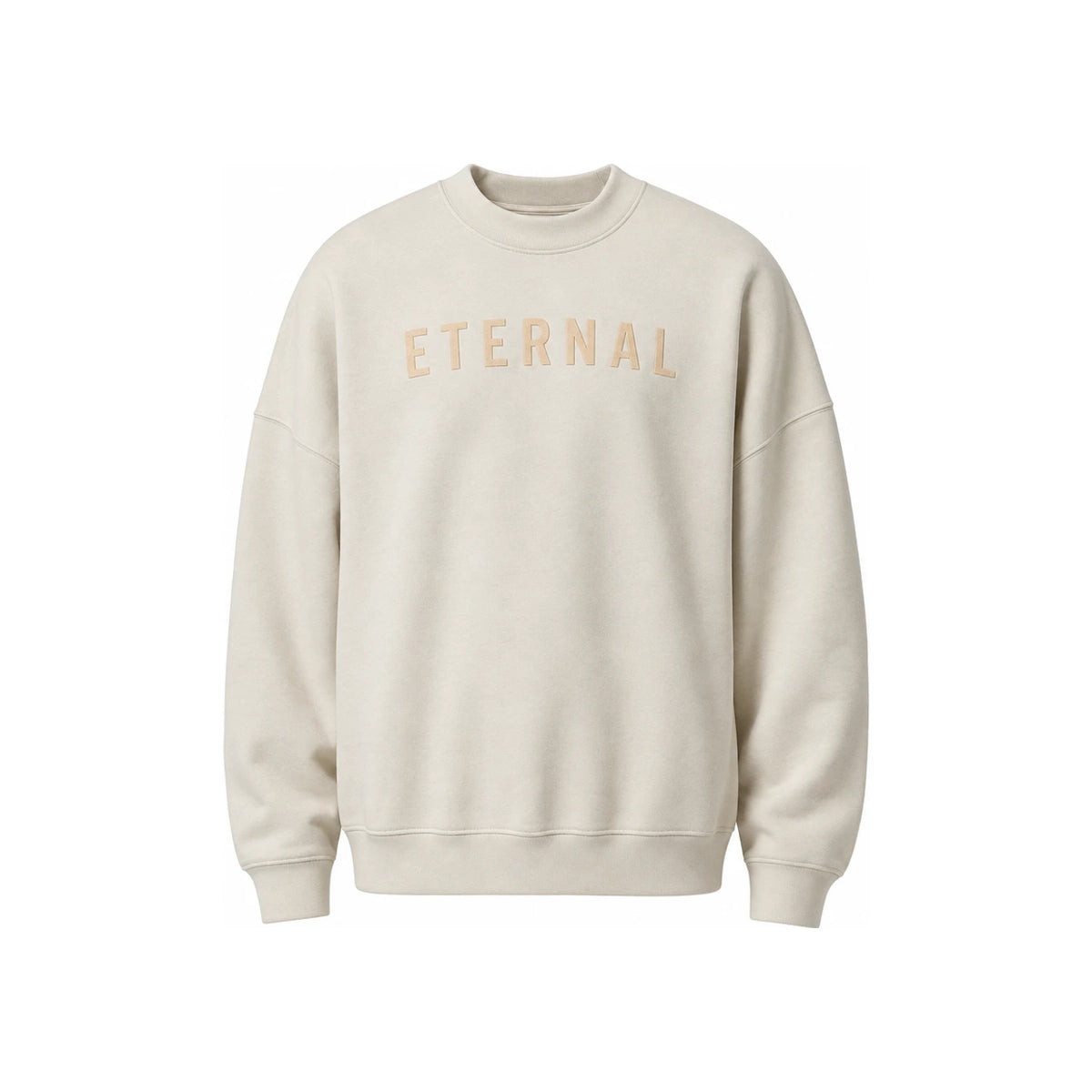 Fear of God Eternal Logo Oatmeal Men’s Sweatshirt FG50003AFLC