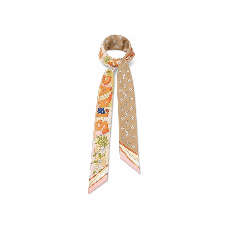 Louis Vuitton Beige LV Wonderland BB Bandana Scarf M98309