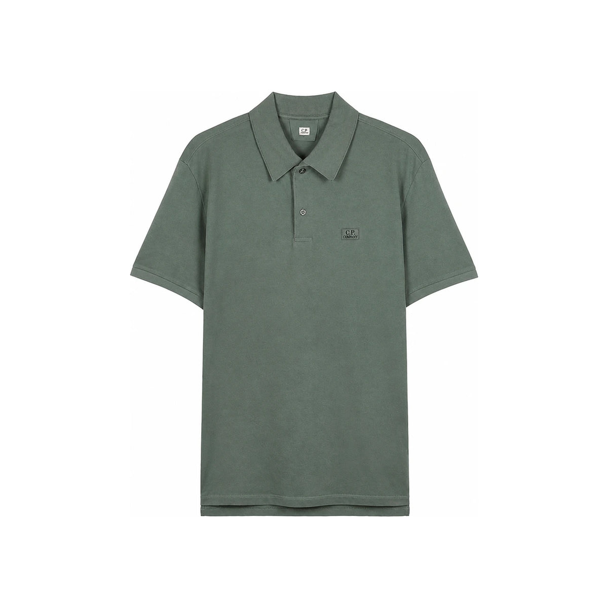 CP Company Men’s Stretch Pique Polo Shirt Green