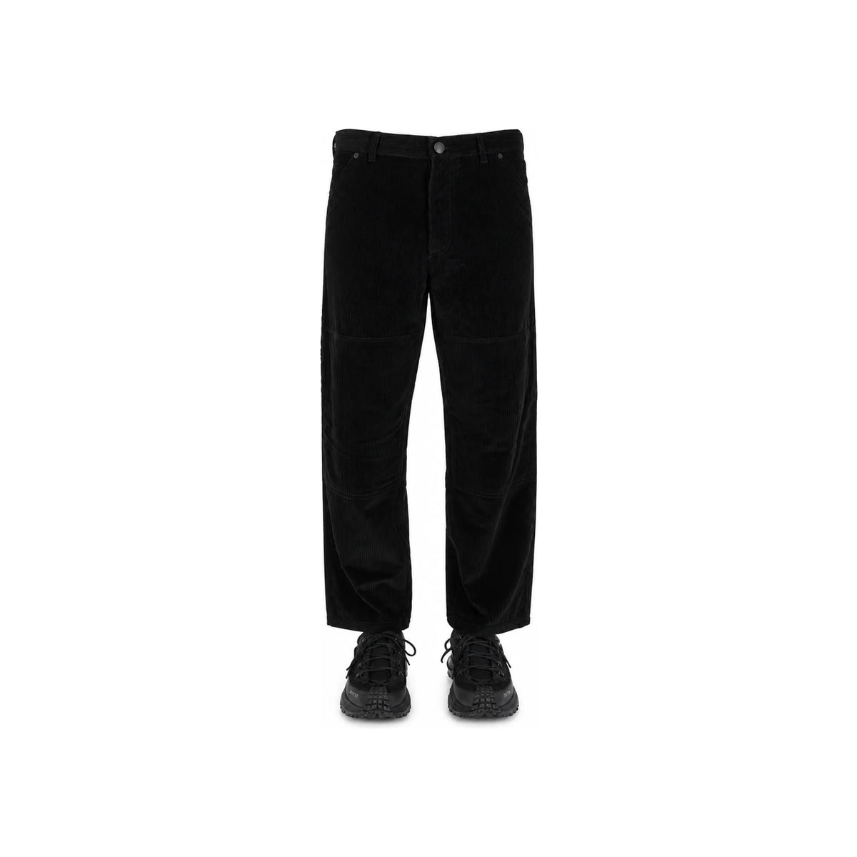 Moncler Black Wool Blend Tailored Suit Pants