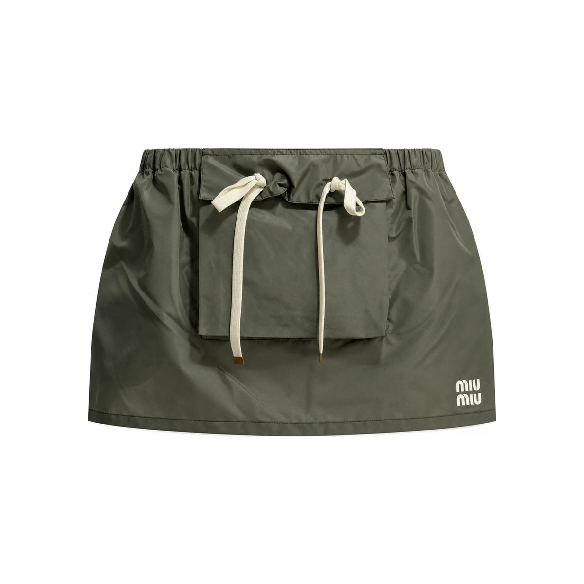 Miu Miu Wool Blend Mini Skirt Black Women’s Short Skirt