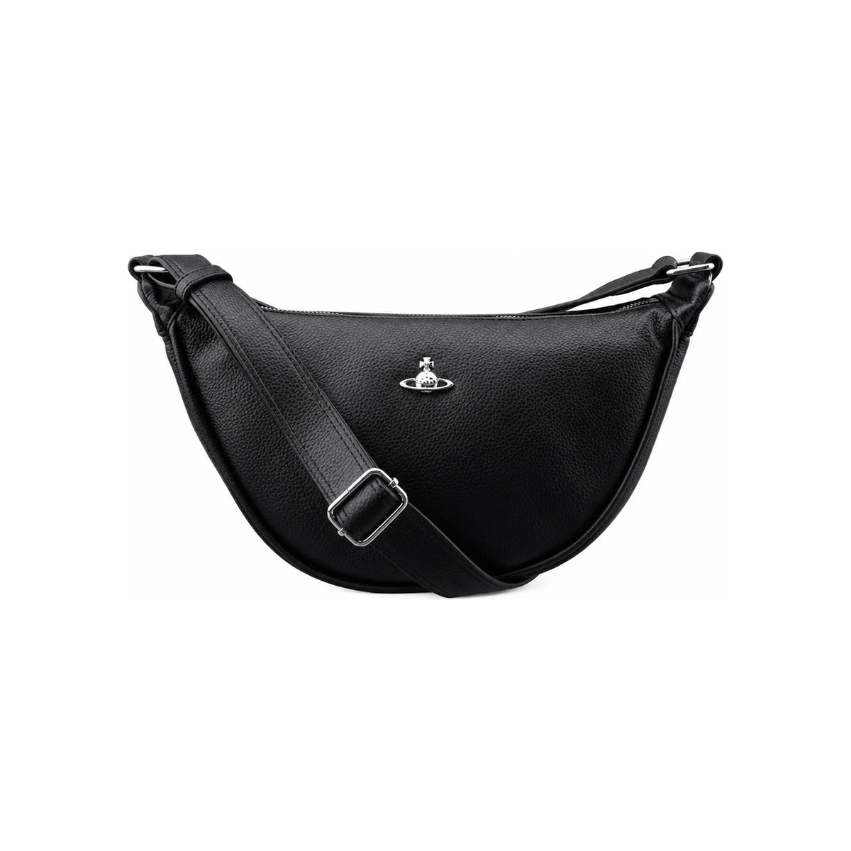 Vivienne Westwood ORB Logo Lacey Black Crossbody Bag