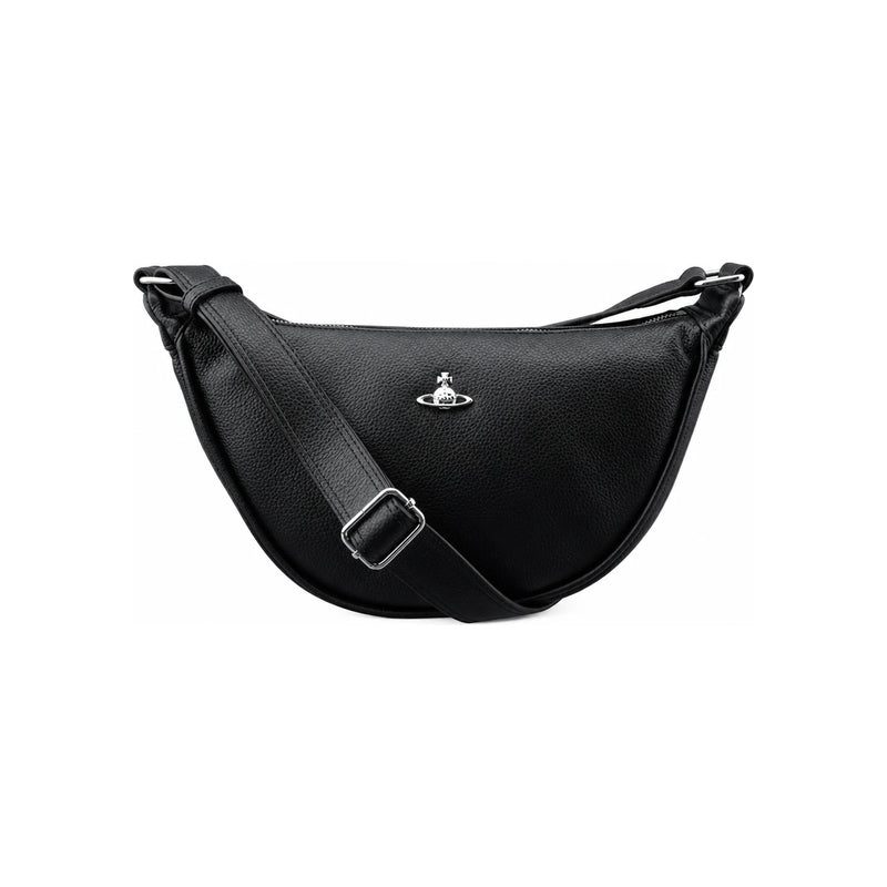 Vivienne Westwood ORB Logo Lacey Black Crossbody Bag