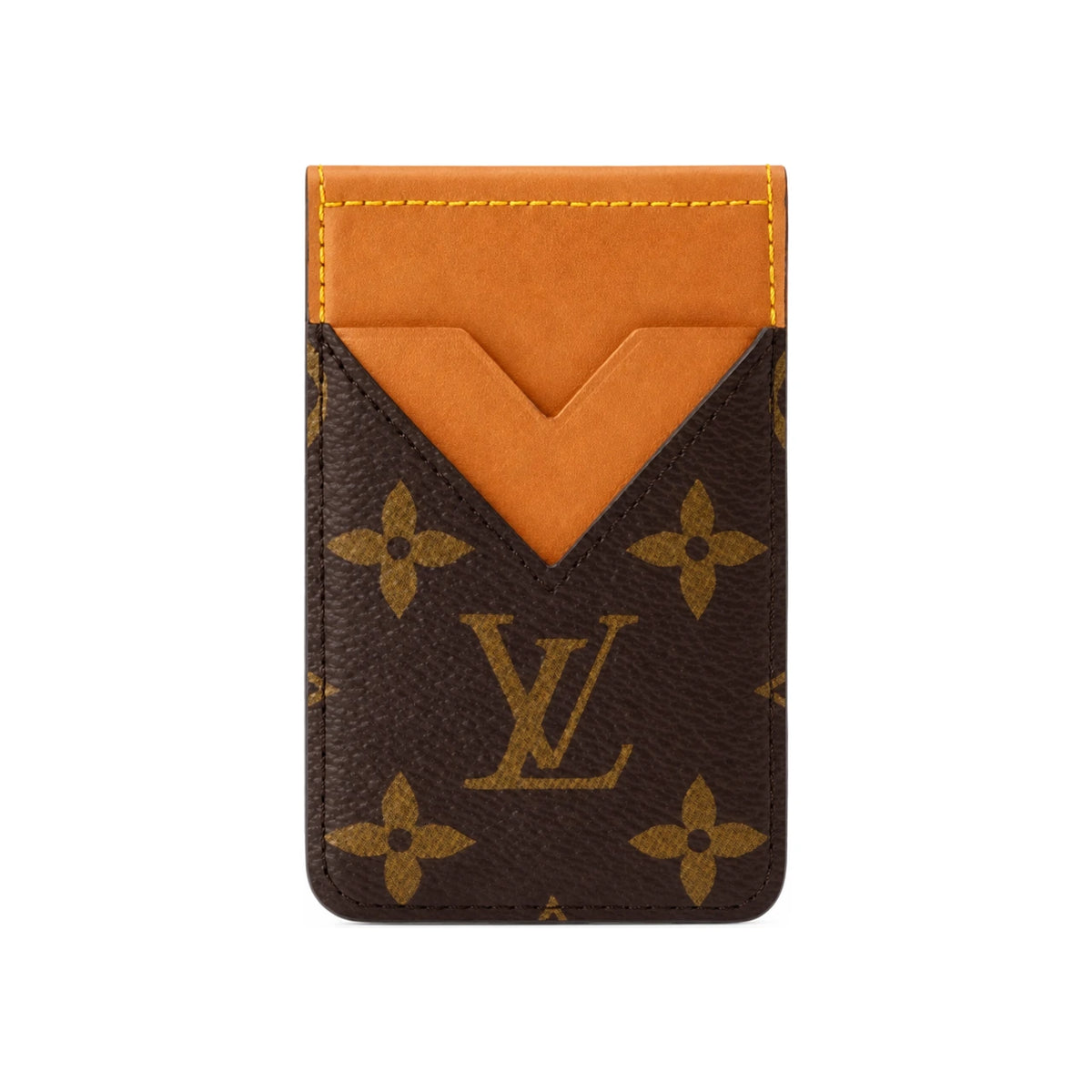 Louis Vuitton Monogram Coated Canvas and Cowhide Compact Magnetic Card Holder