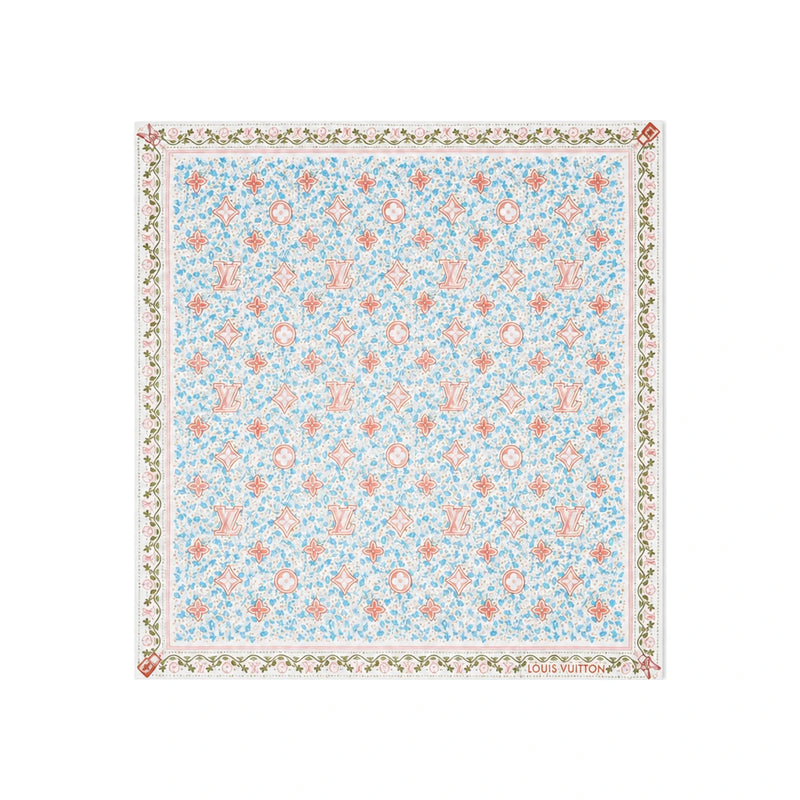Louis Vuitton Garden Square 55 Scarf Bandana Muffler