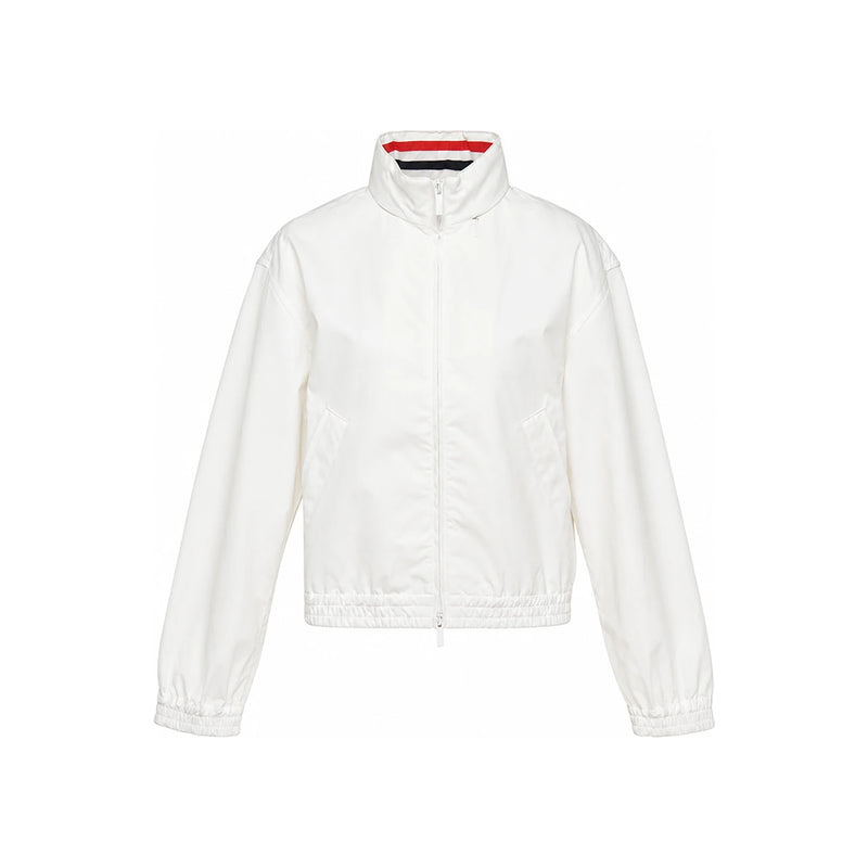 THOM BROWNE Nylon Tech Women’s Track Jacket White