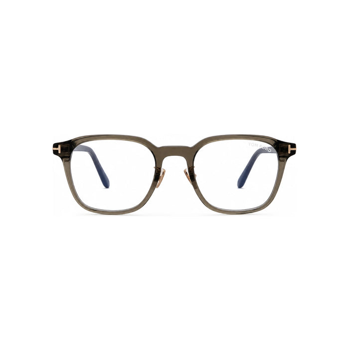 TOM FORD Blue Light Blocking Square Acetate Eyeglasses Unisex Gra TF6154 K B 020