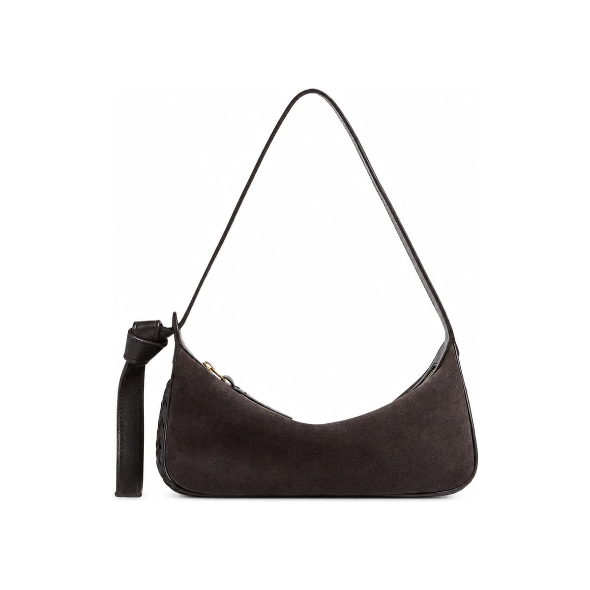 Bottega Veneta Leather Shoulder Bag Black