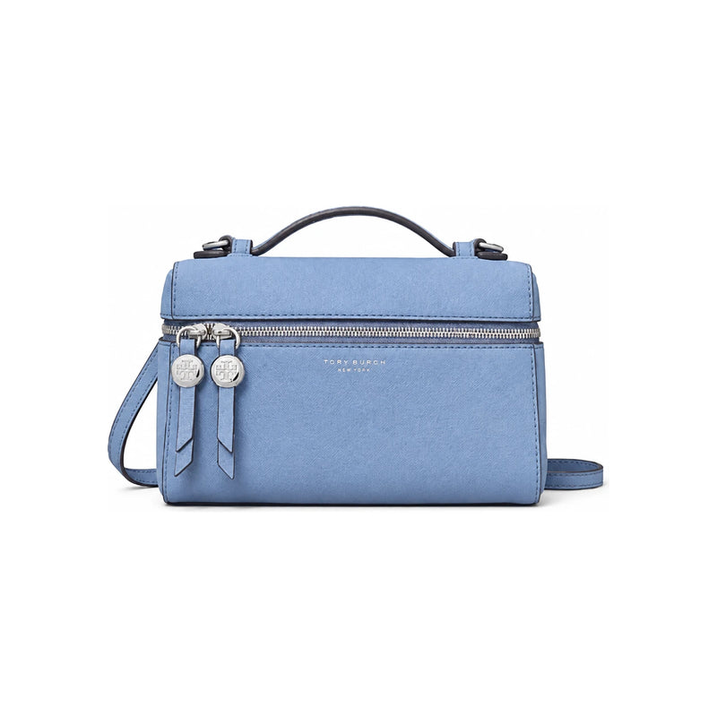 Tory Burch Romy Crossbody Bag Navy Leather Crossbody