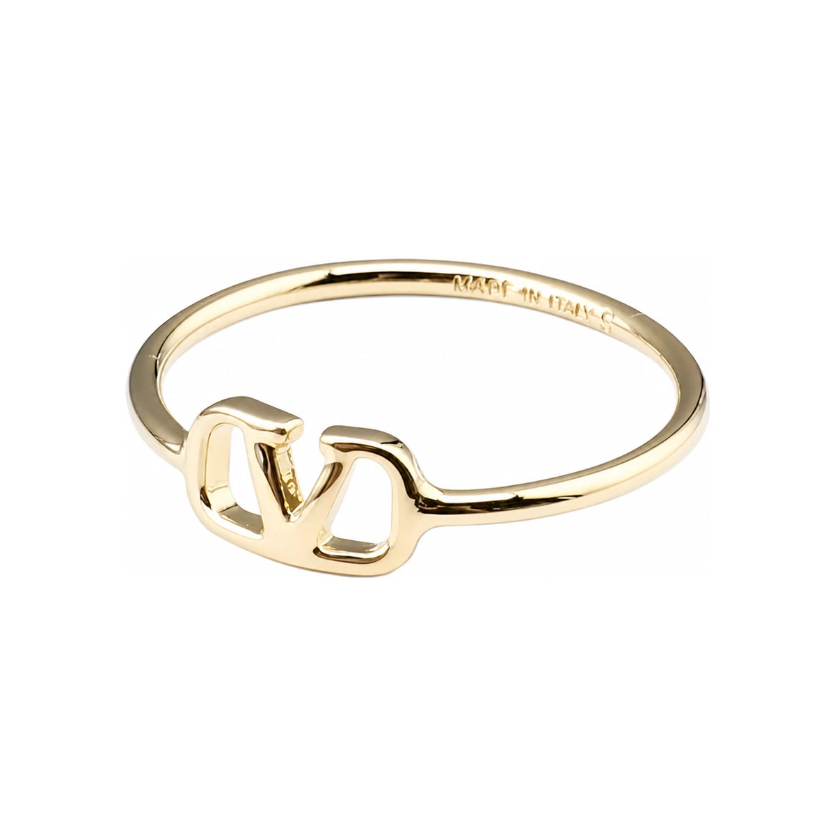 VALENTINO Garavani V Logo Metal Ring for Women