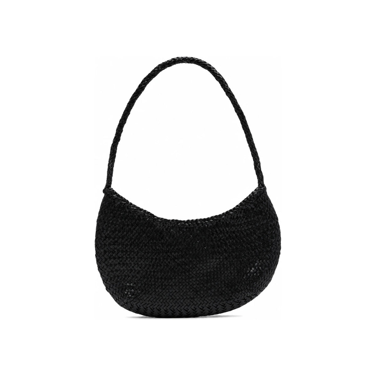Dragon Diffusion Nova Luna Woven Shoulder Bag Black 8020 BLACK