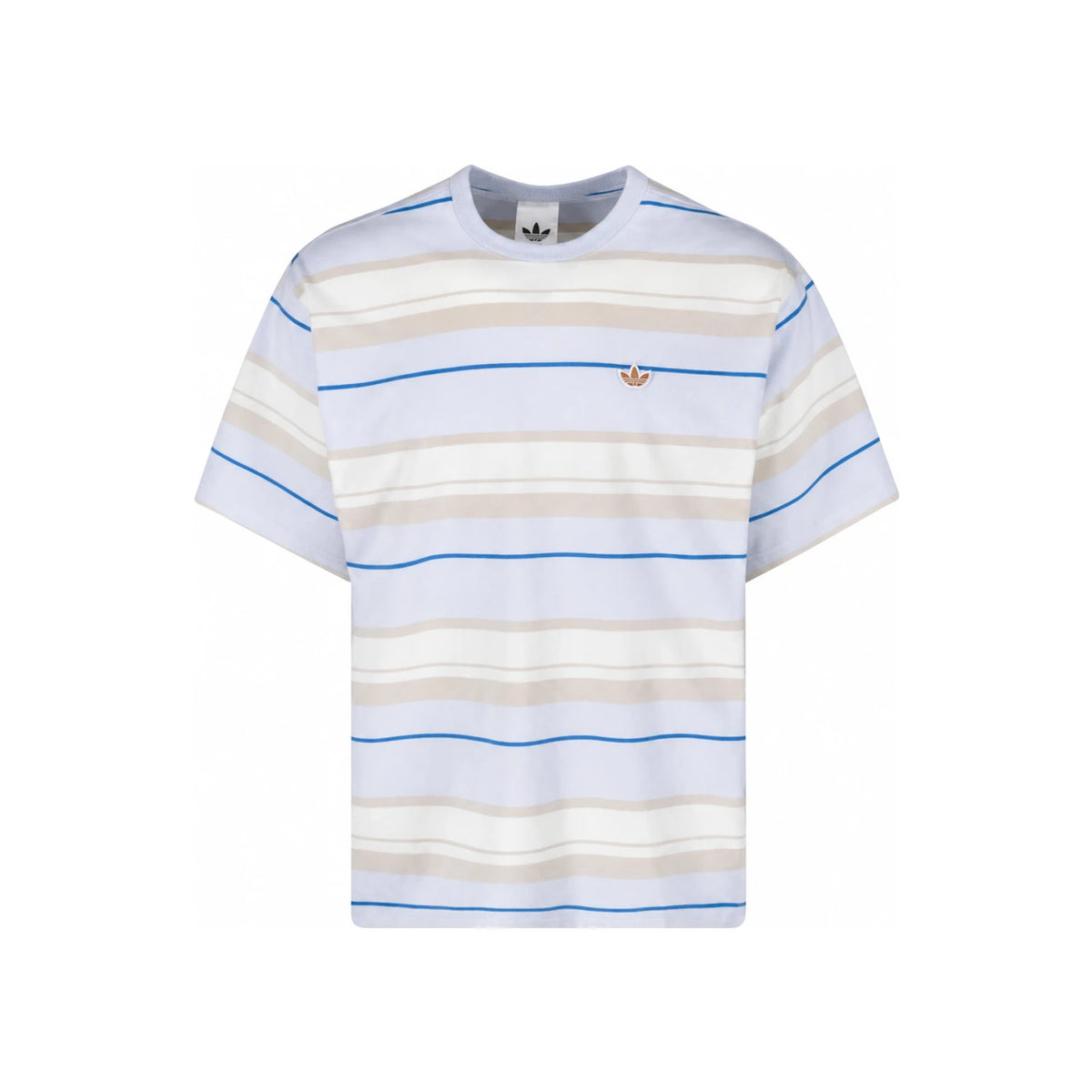 Adidas Stripe Crewneck T-Shirt for Men KX1268 DOM