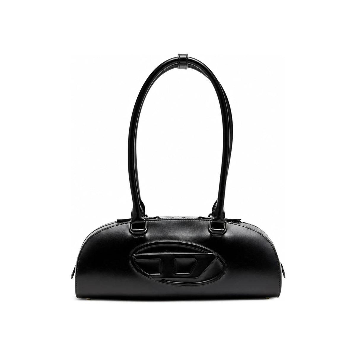 DIESEL Black Leather Shoulder Bag