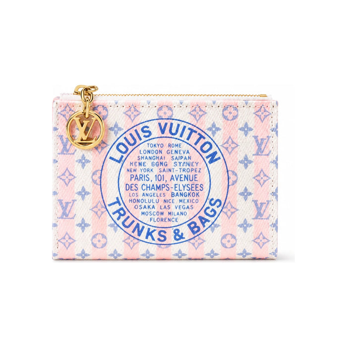 Louis Vuitton Lisa Wallet LV Stamp Blue Bifold Wallet M29028