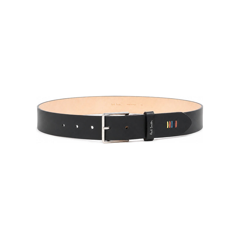 Paul Smith Men’s Stripe Stitch Leather Belt 7946 NSTITC 79A
