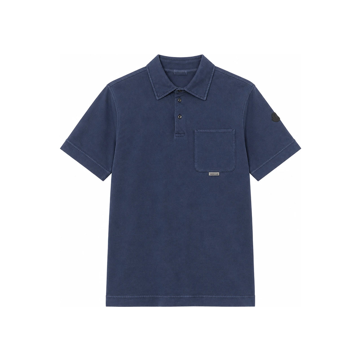 Moncler Cotton Short Sleeve Polo Shirt for Men