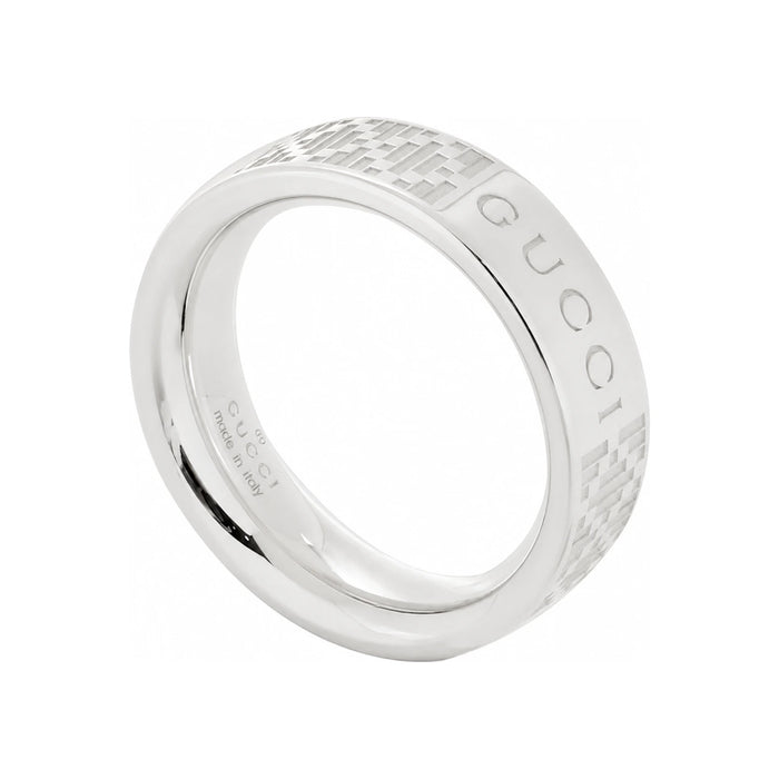 GUCCI Diamante Silver Ring