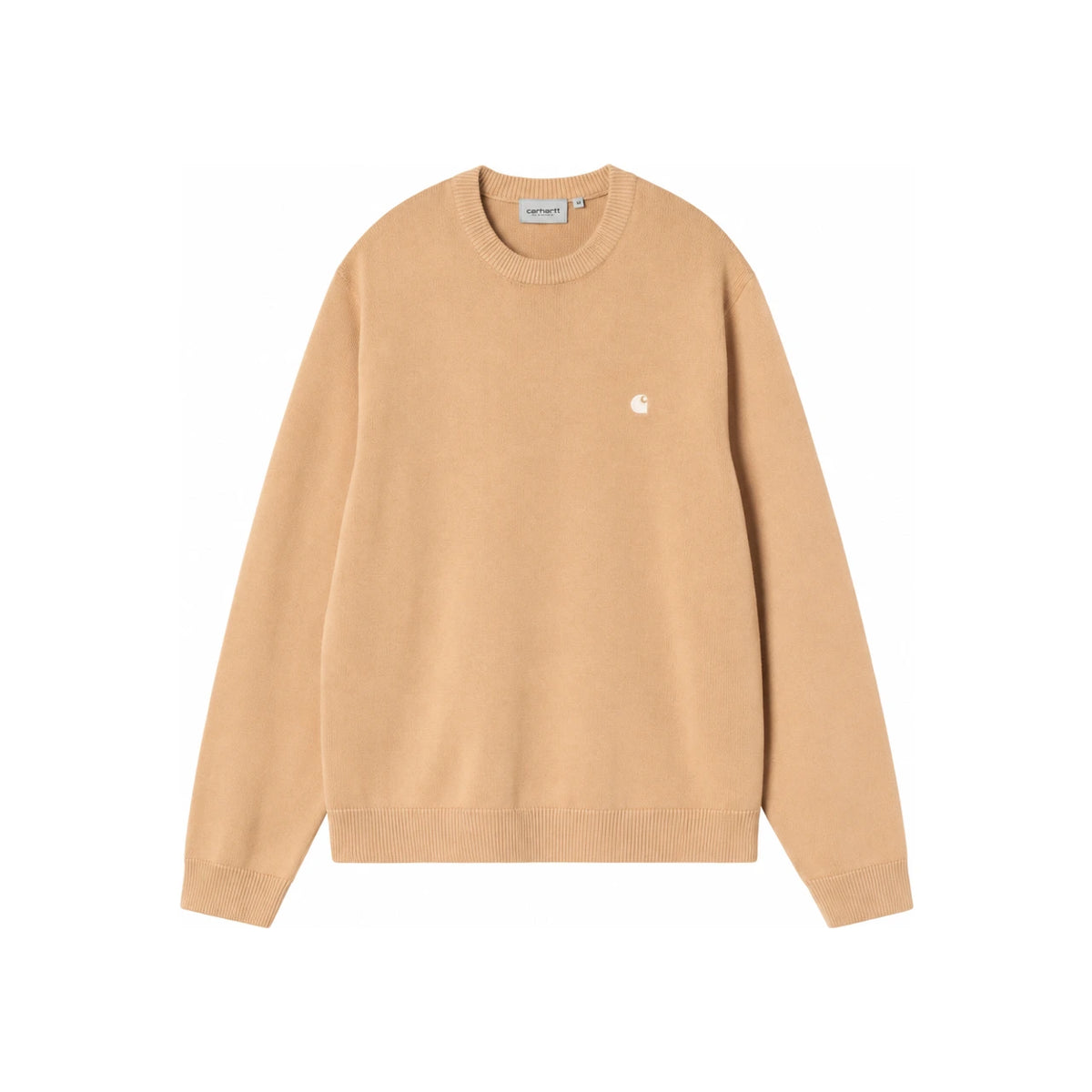 CARHARTT WIP Dusty Brown Round Neck Knit Sweater for Men