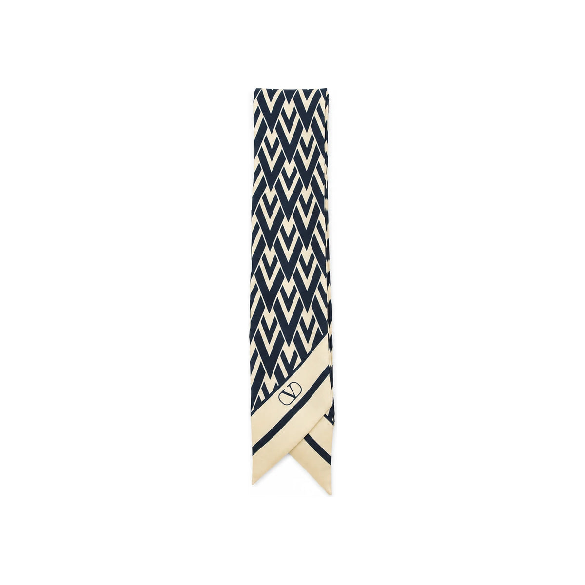 VALENTINO V Pattern Silk Scarf for Women