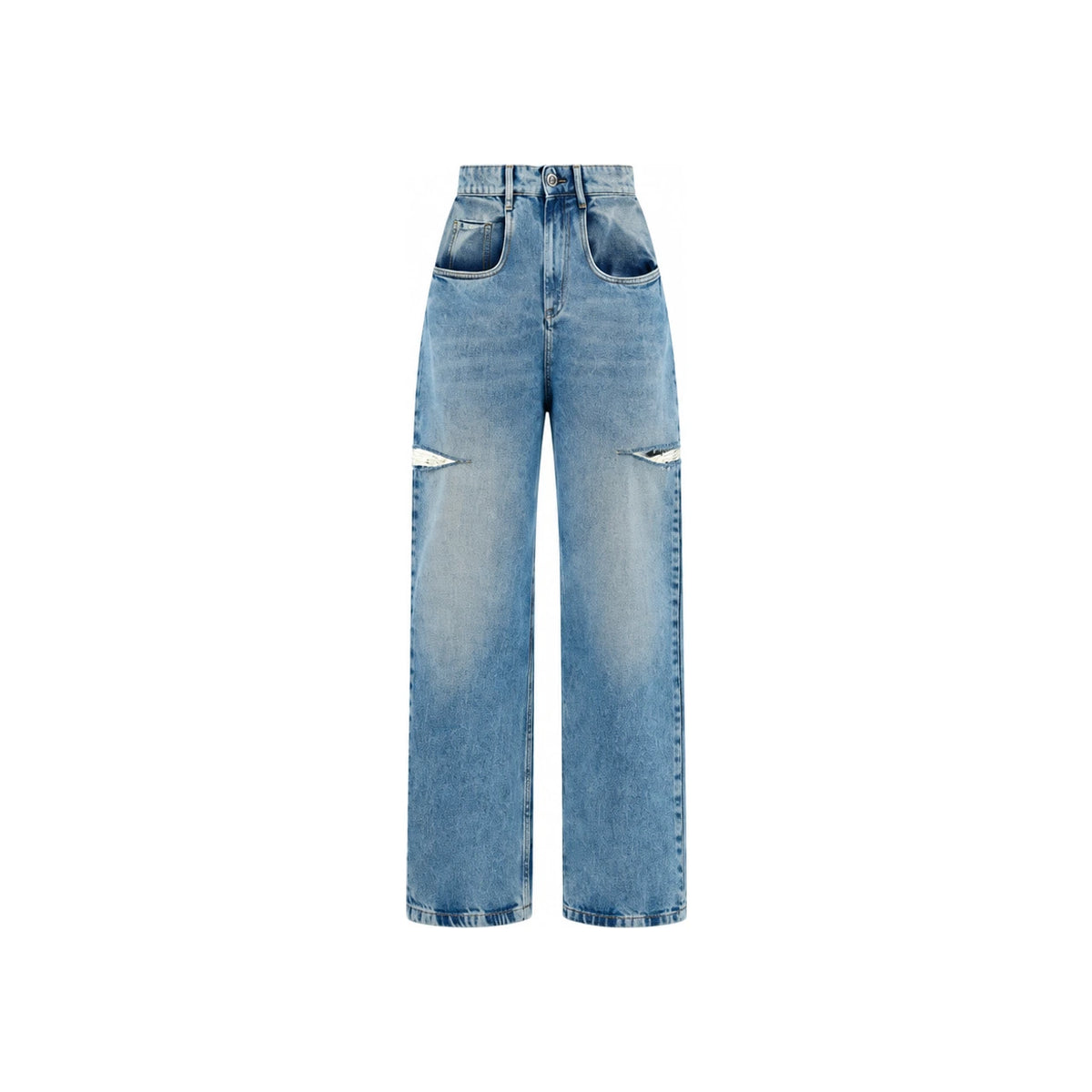 Maison Margiela Blue Cotton Denim Jeans