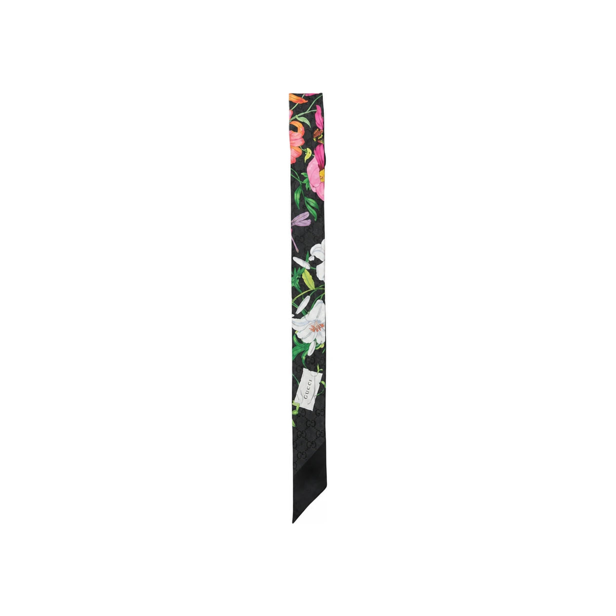 GUCCI Women’s Silk Scarf Black Scarf