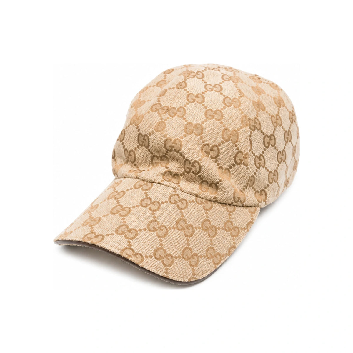 GUCCI Black Cotton Logo Baseball Cap