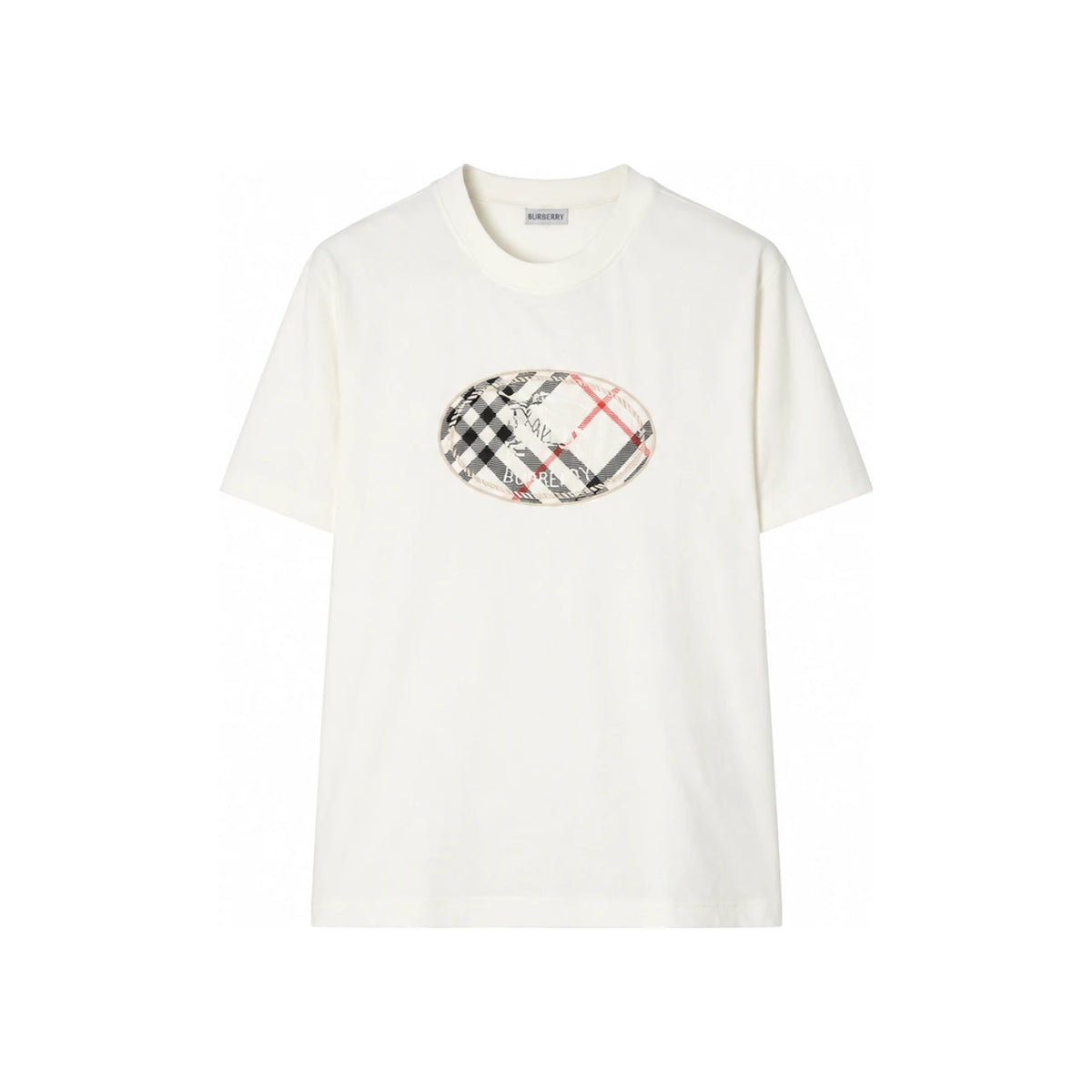 BURBERRY Black Cotton Short Sleeve T-Shirt for Men