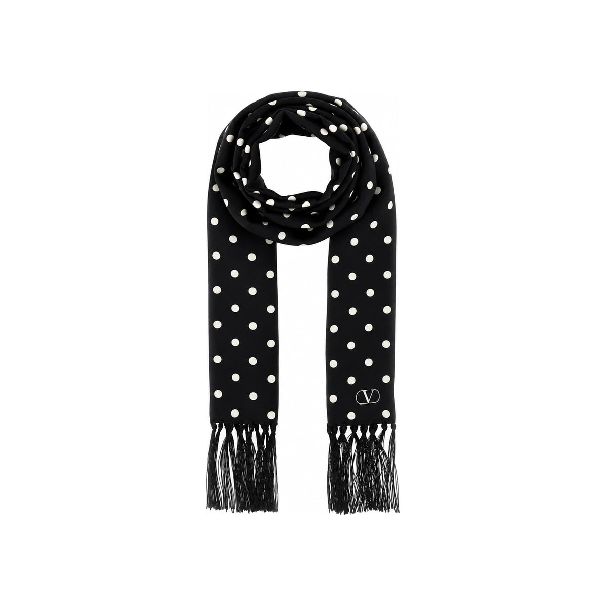 VALENTINO Green Silk Women’s Scarf