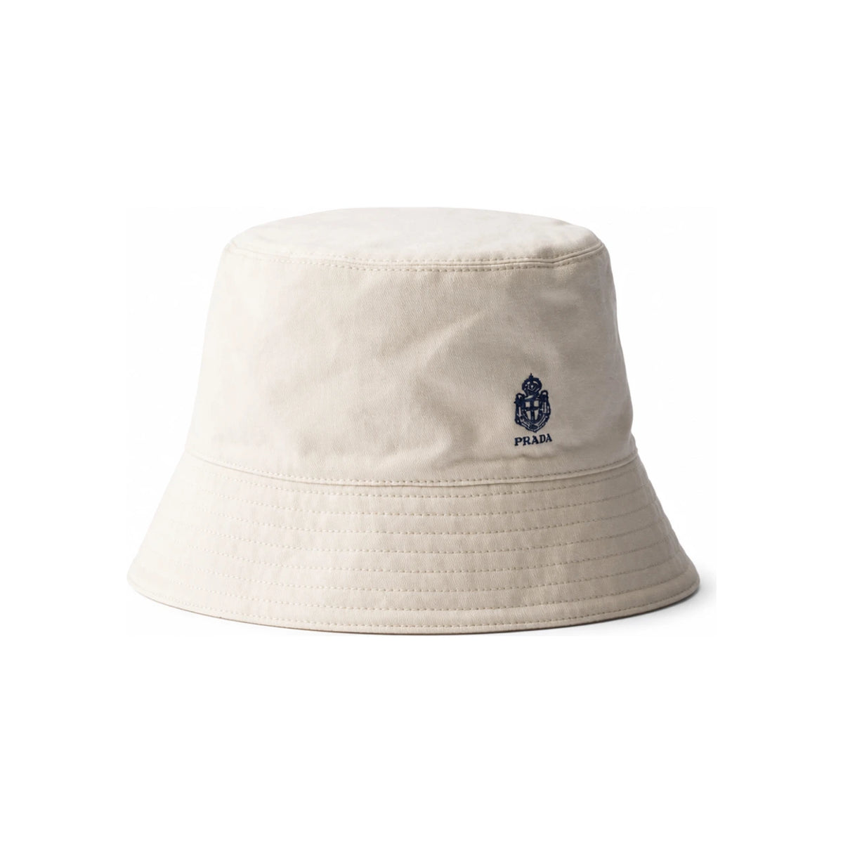 PRADA Black Nylon Bucket Hat for Men