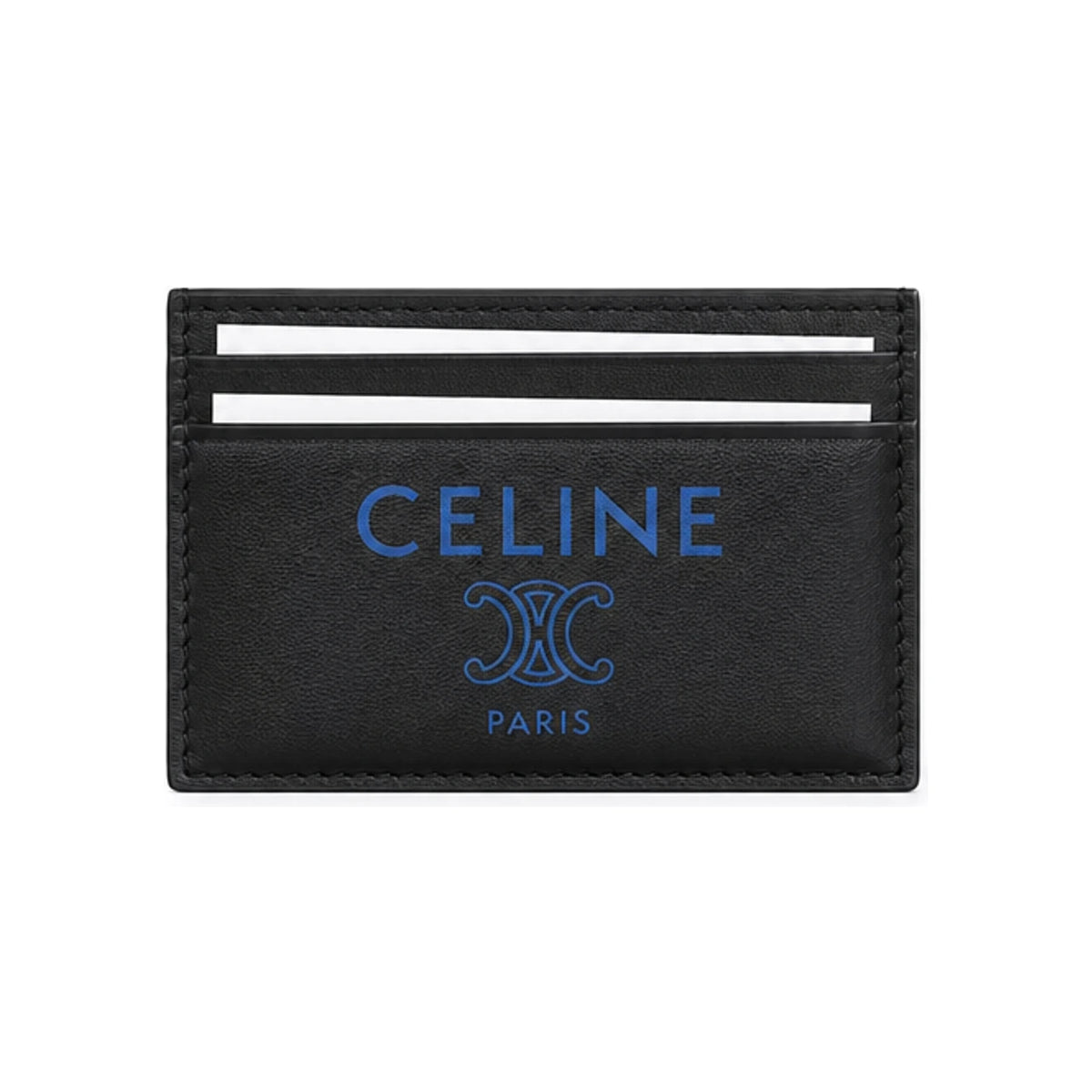 CELINE Leather Card Holder Wallet