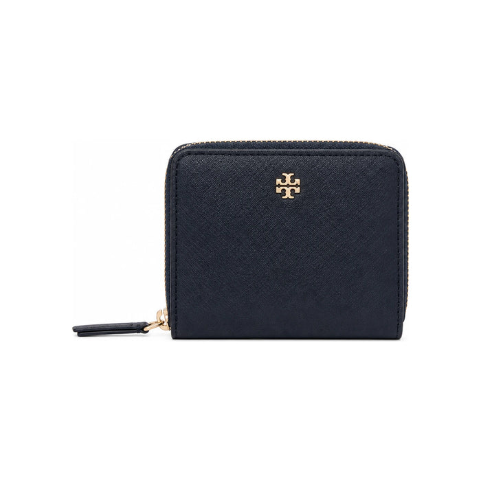 Tory Burch Saffiano Leather Emerson Zip Around Mini Card Wallet