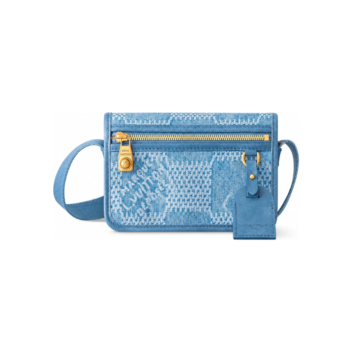 Louis Vuitton Gaston Wearable Wallet Tropical Blue Card Holder M27647