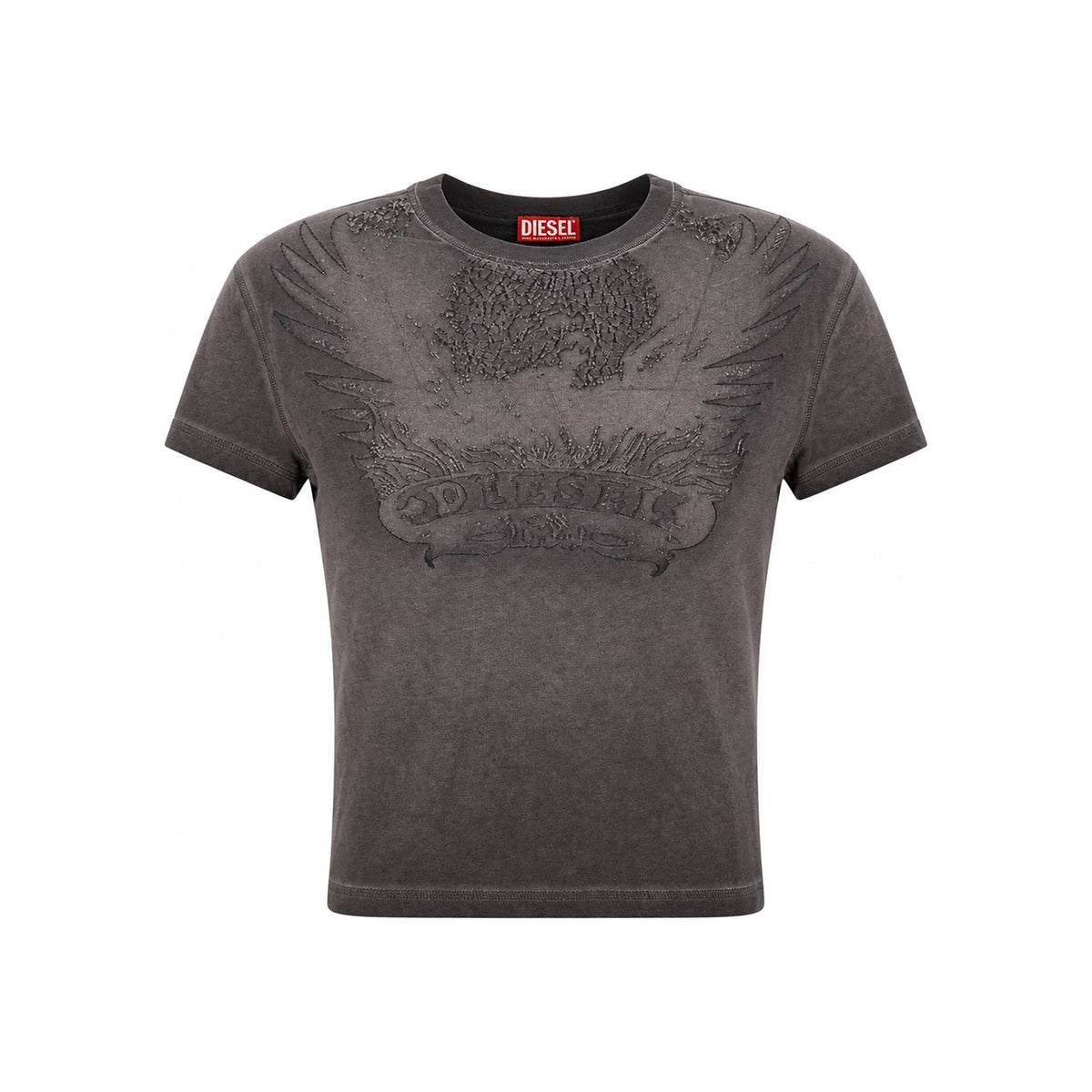 DIESEL Short Sleeve T-Shirt Women’s Black Cotton