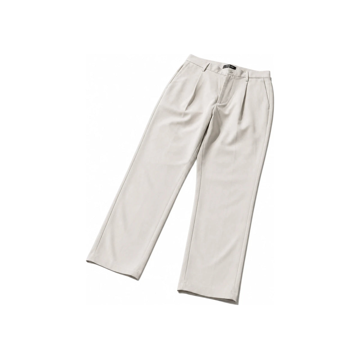 J LINDEBERG Straight Fit Classic Pants for Men BMPA15336U029 MOONBEAM DOM