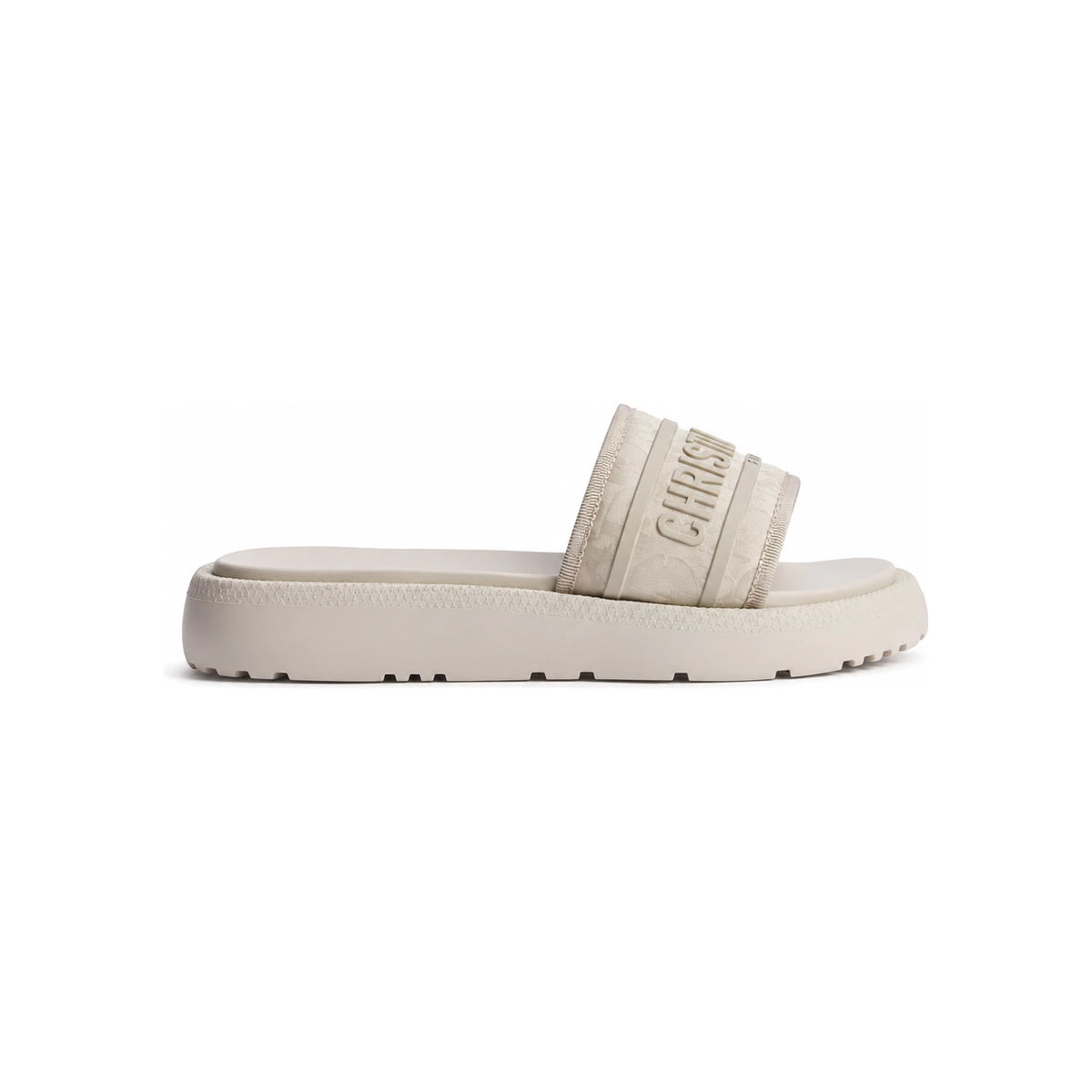 DIOR Beige Dway Slide Rope Dior Oblique Print Technical Fabric Sa KCO710OSY S16T
