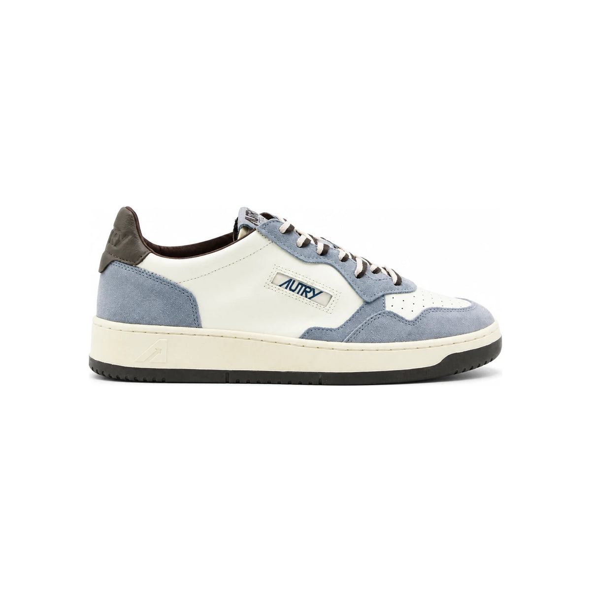 AUTRY Medalist Low Leather Sneakers for Men AULM BW06 WHT ATLBLUE DOM