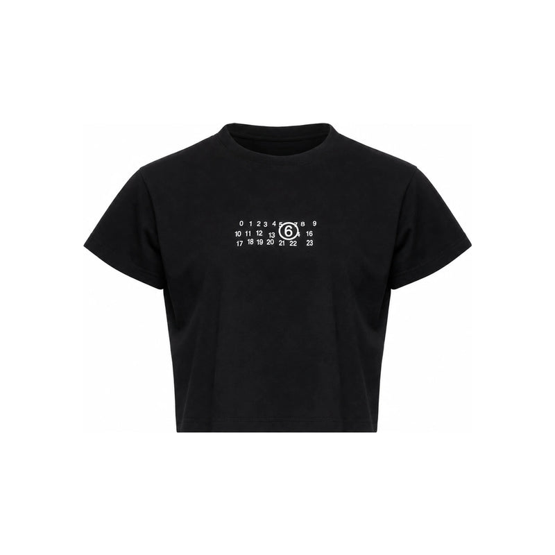 MM6 Black Short Sleeve T-Shirt