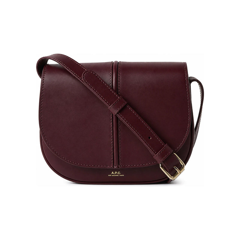 A.P.C. Betty Crossbody Shoulder Bag Brown Leather
