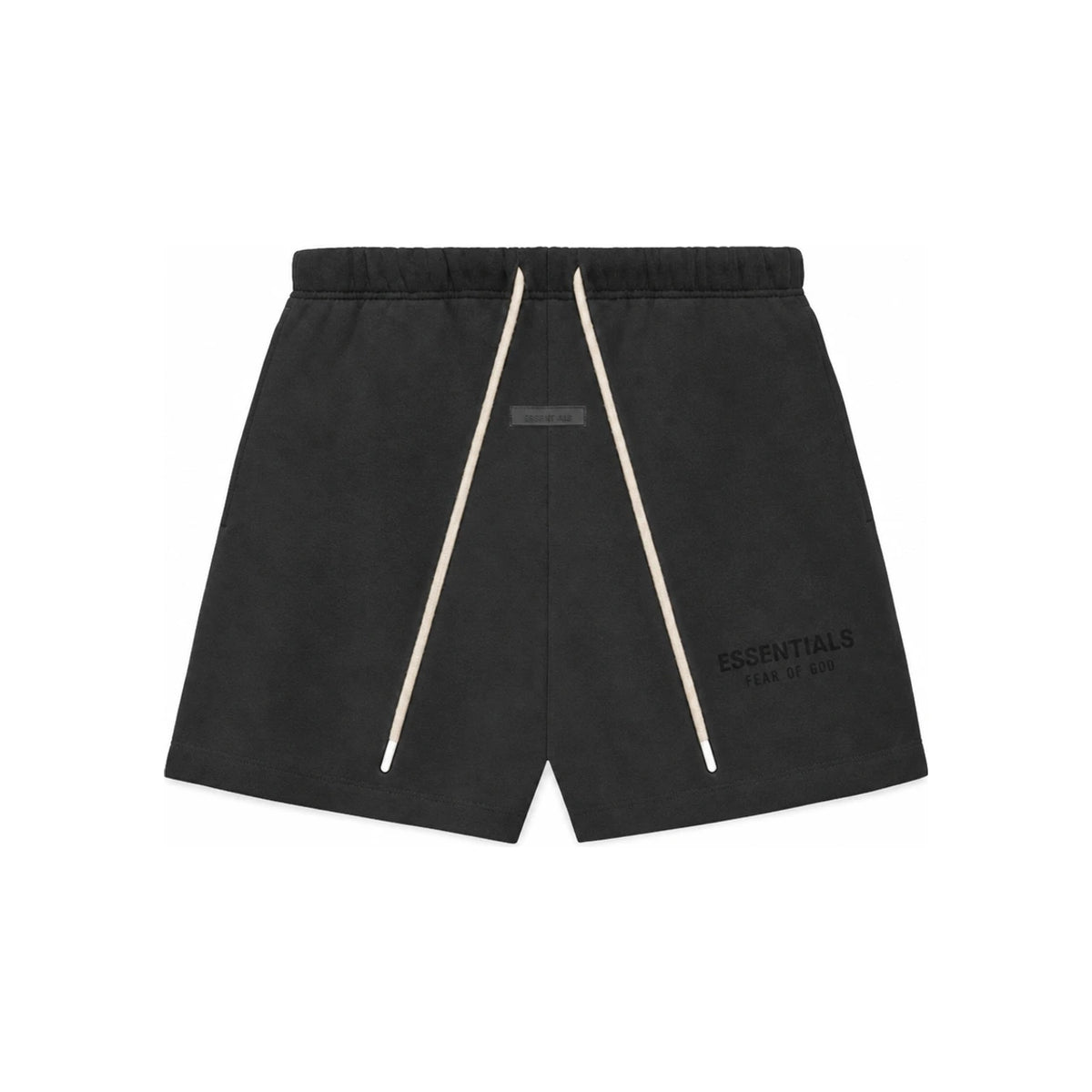 Fear of God Essentials Small Logo Black Sweat Shorts Unisex