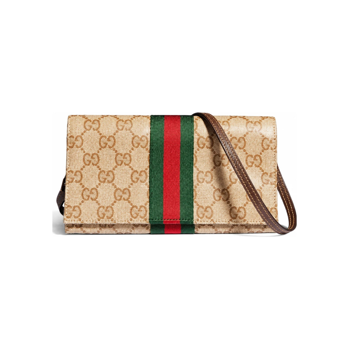 GUCCI Women’s Web Small Clutch Bag