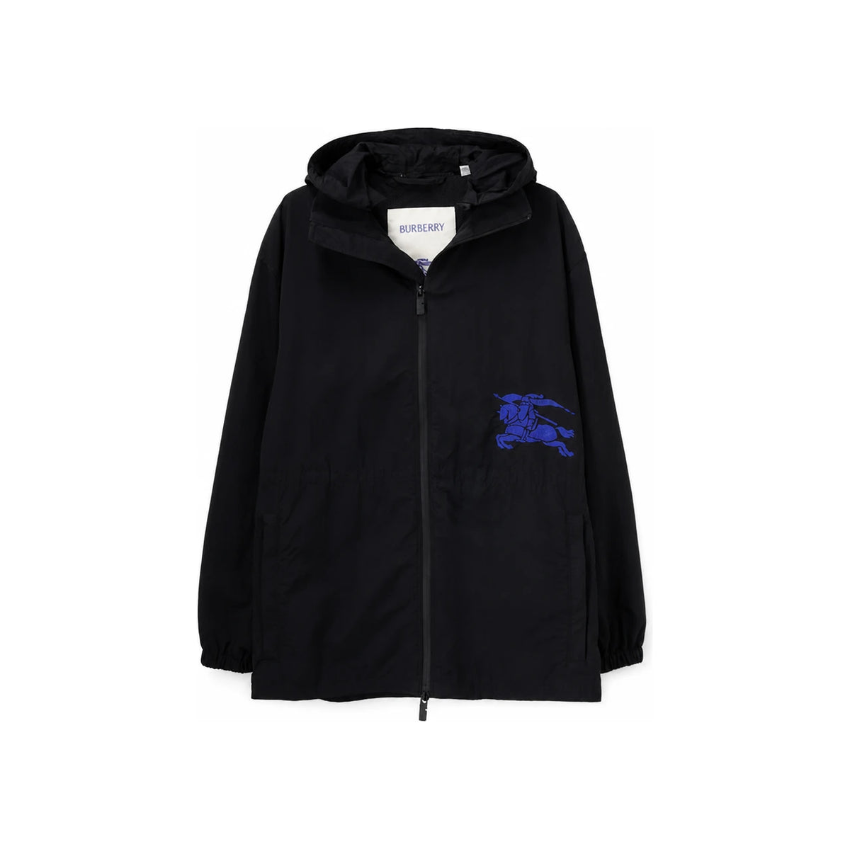 BURBERRY EKD Appliqué Nylon Hooded Drawstring Windbreaker Jacket