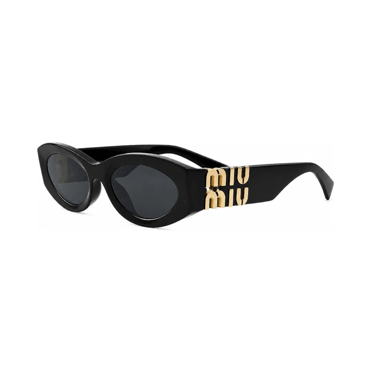 Miu Miu Women’s Glimpse Cat Eye Oval Sunglasses SMU11W 1AB 5S0