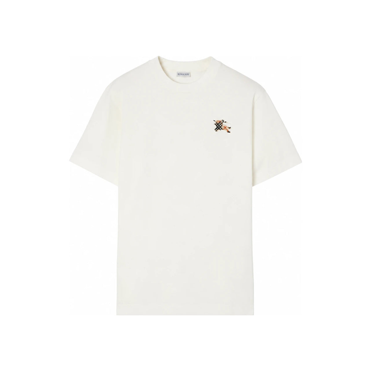 BURBERRY Short Sleeve Cotton T-Shirt Men Black