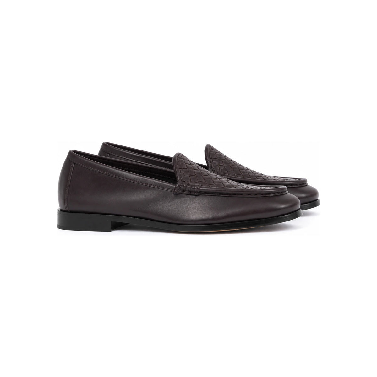 Bottega Veneta Black Leather Loafer