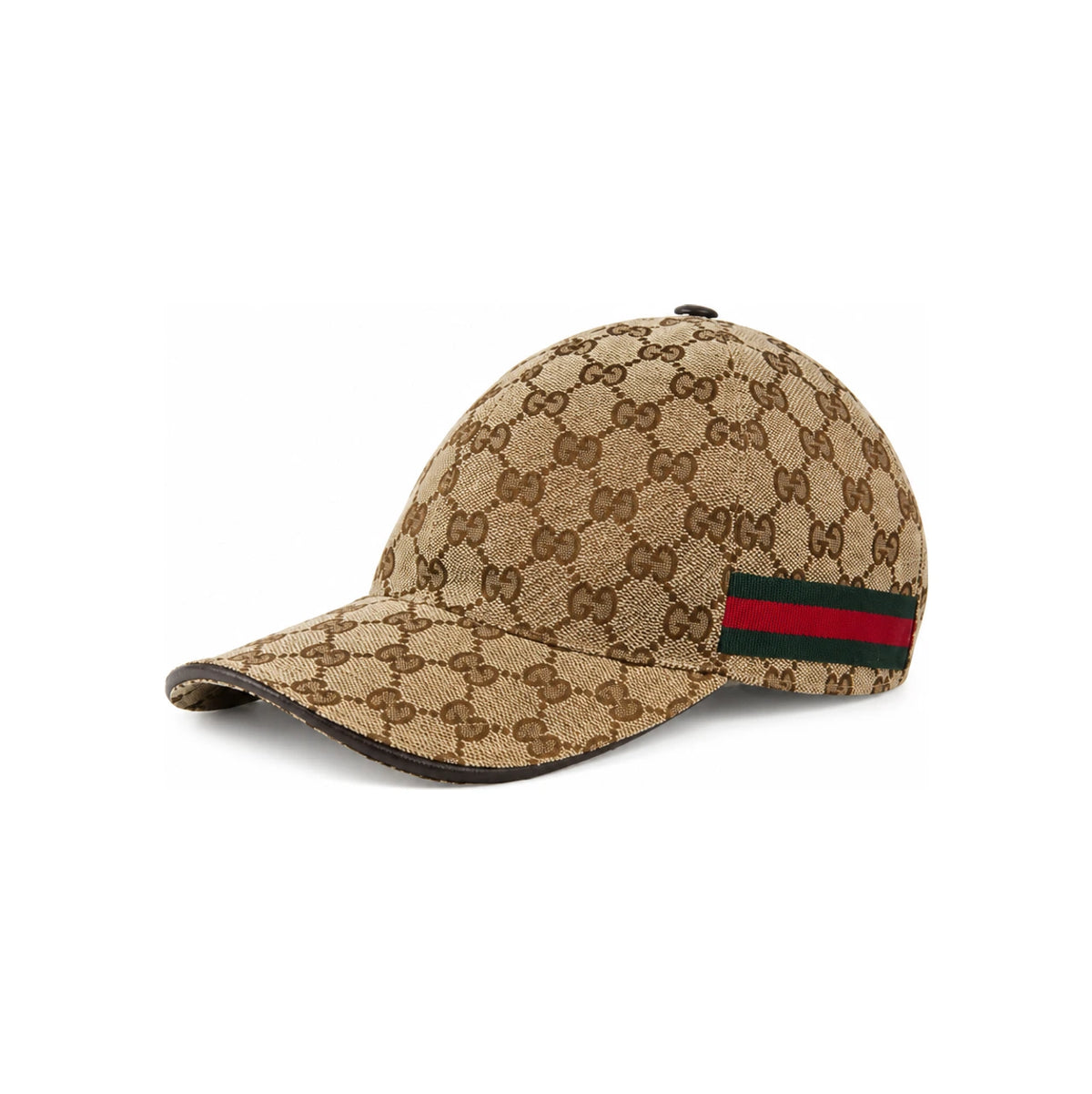 GUCCI Black Cotton Embroidered Logo Baseball Cap