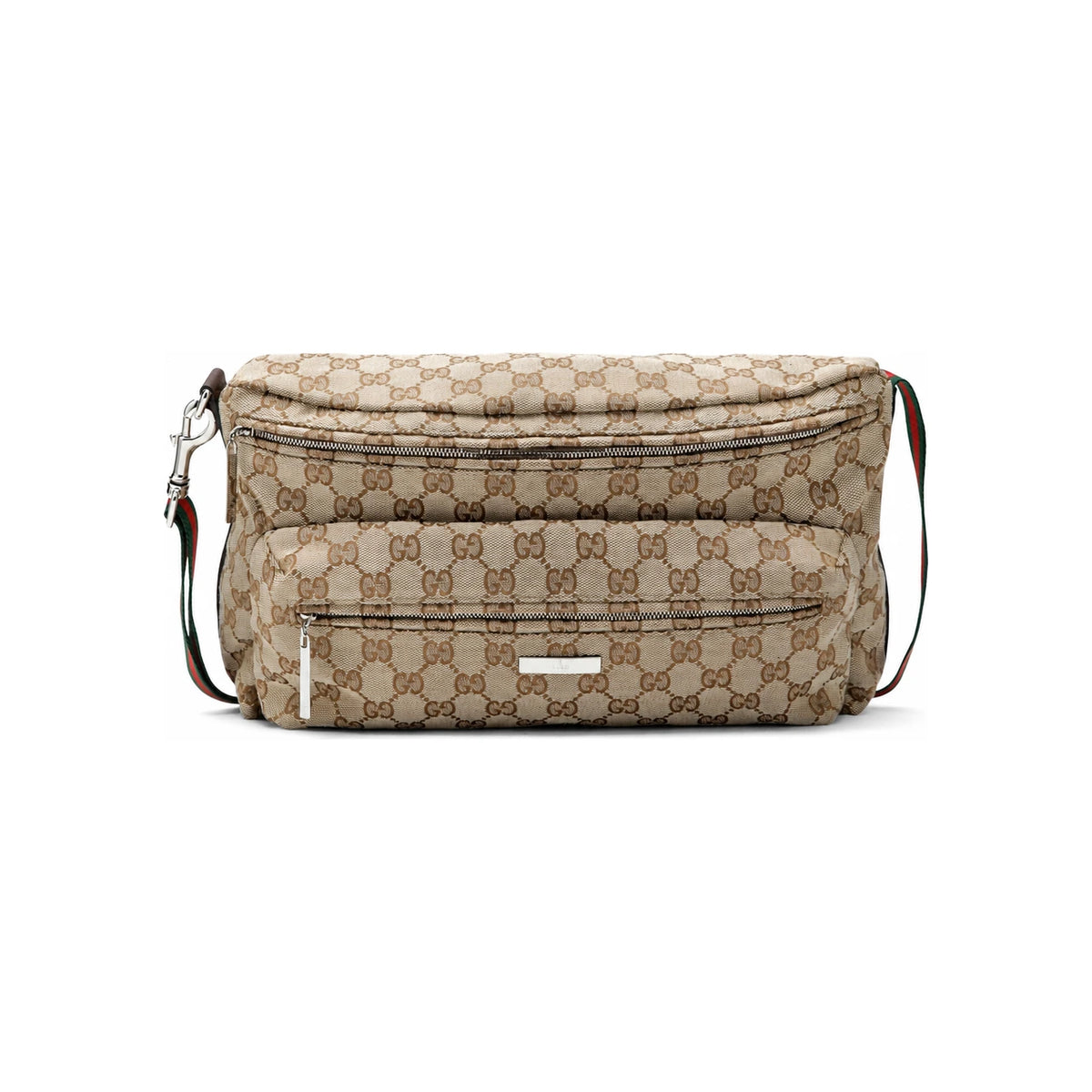 GUCCI Black Leather Crossbody Bag
