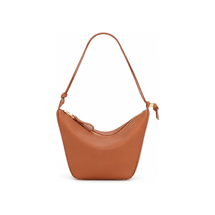 LOEWE Mini Hammock Hobo Shoulder Bag Women’s Beige Leather