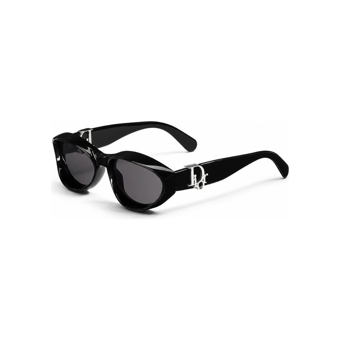 DIOR Oblique R1I Black Oval Sunglasses DOBLR1IXR 10A0