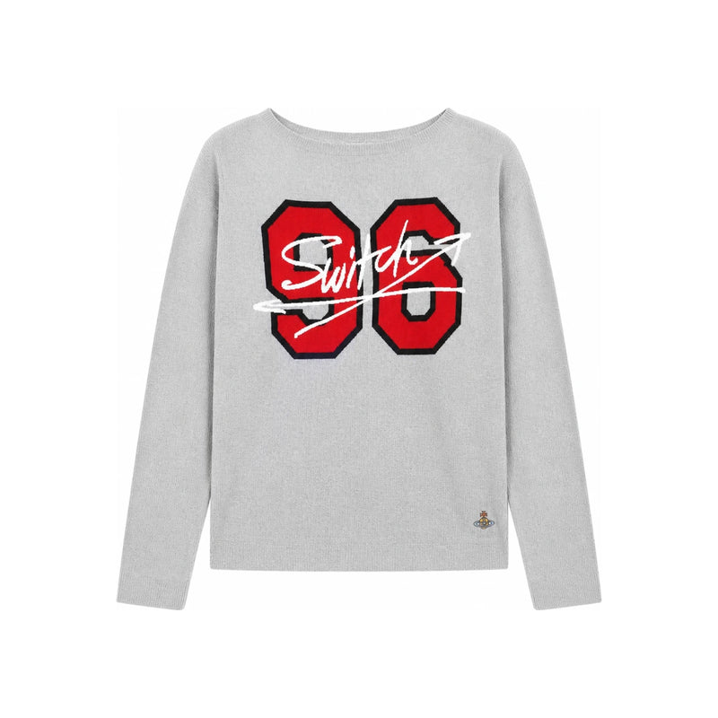 Vivienne Westwood Long Sleeve Sweatshirt To 3G01005G J009C P001 GREY MELANGE DOM