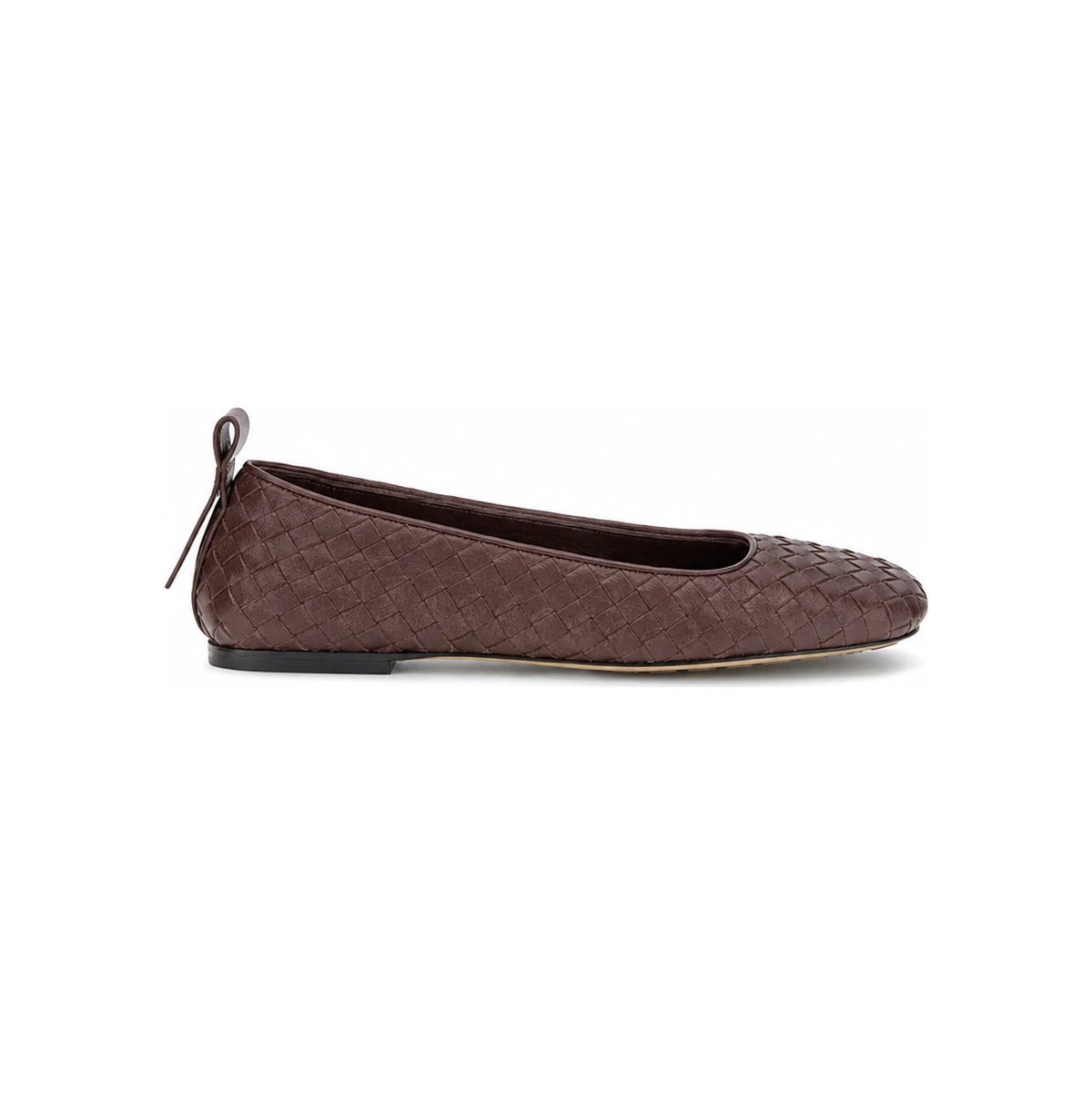 Bottega Veneta Pink Leather Flat Shoes